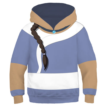 Avatar: La Leyenda de Aang Avatar: The Last Airbender Katara Cosplay Sudadera para Niños